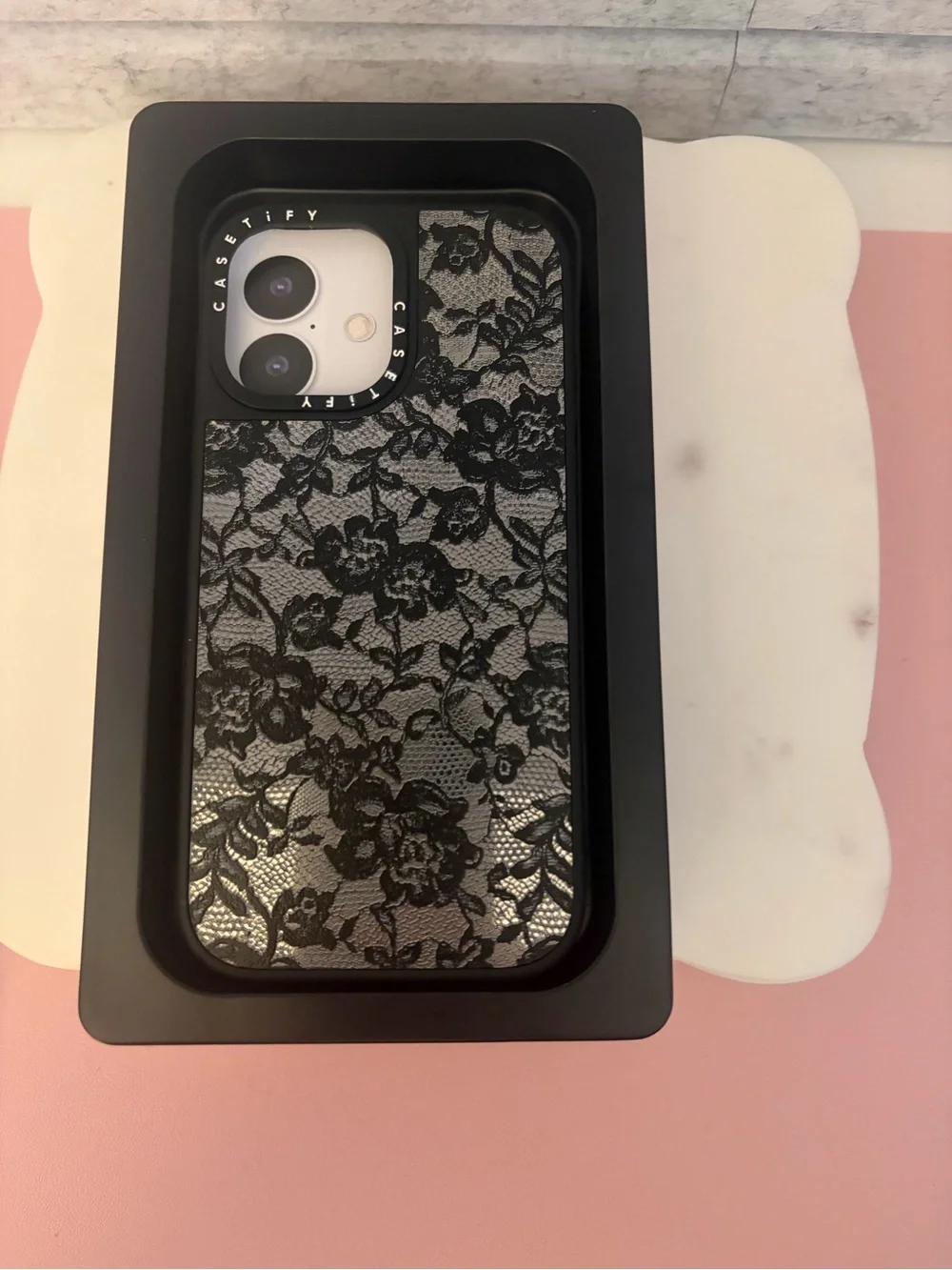 NEW-Casetify Sheer Dress (Black) Impact Case MagSafe Compatible- iPhone17